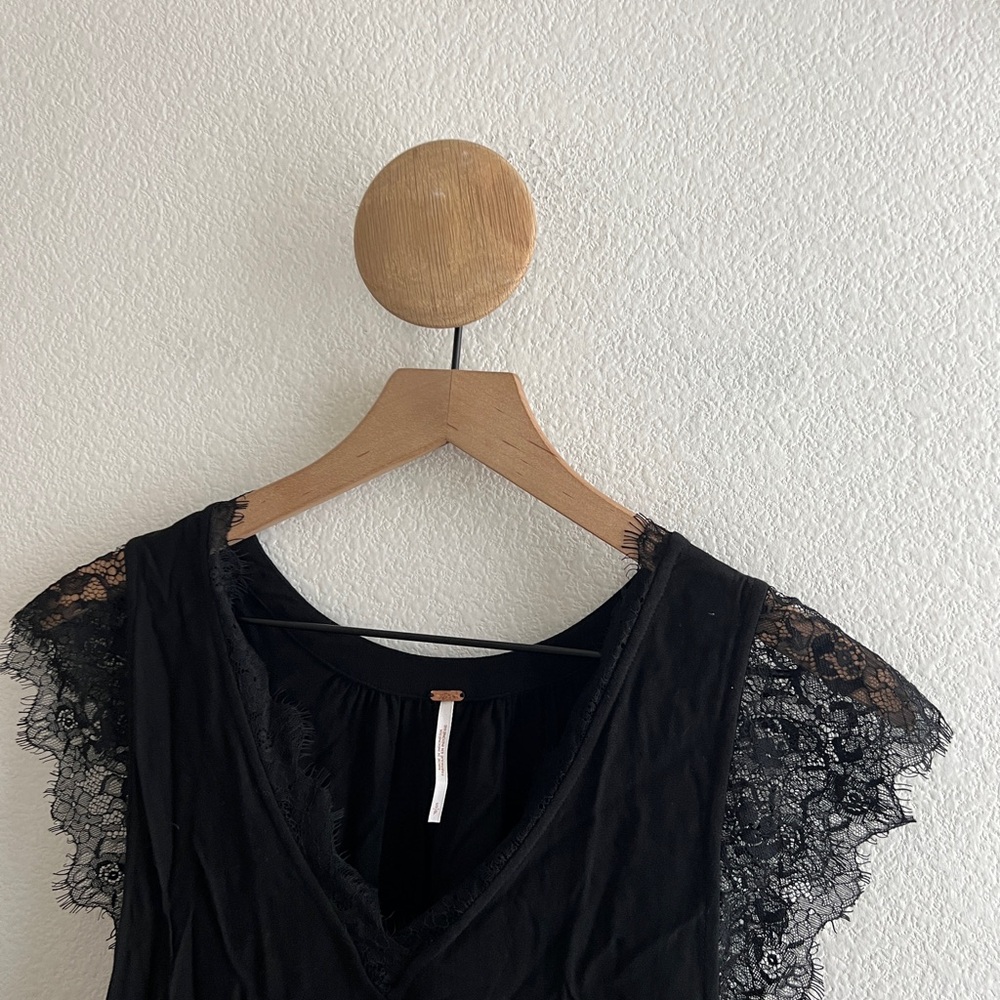 Free People Lace Cap Sleeve Tank - Picture 2 of 10